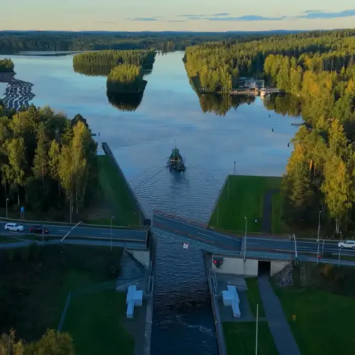 Varkauden nostosilta.